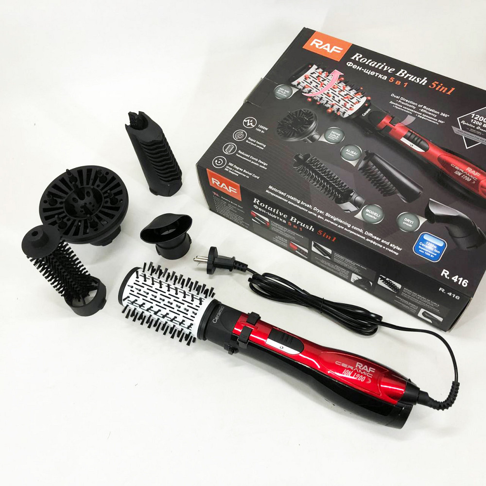 Фены стайлеры для волос, Профессиональный компактный фен, Расческа-выпрямитель для волос фен-щетка YS-26 Львов - изображение 13