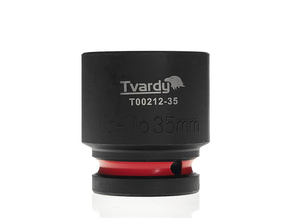 Головка ударна "Tvardy" з хром-молібденової сталі (Cr-Mo)  3/4"  6-гранна 35 мм Київ - фото 1