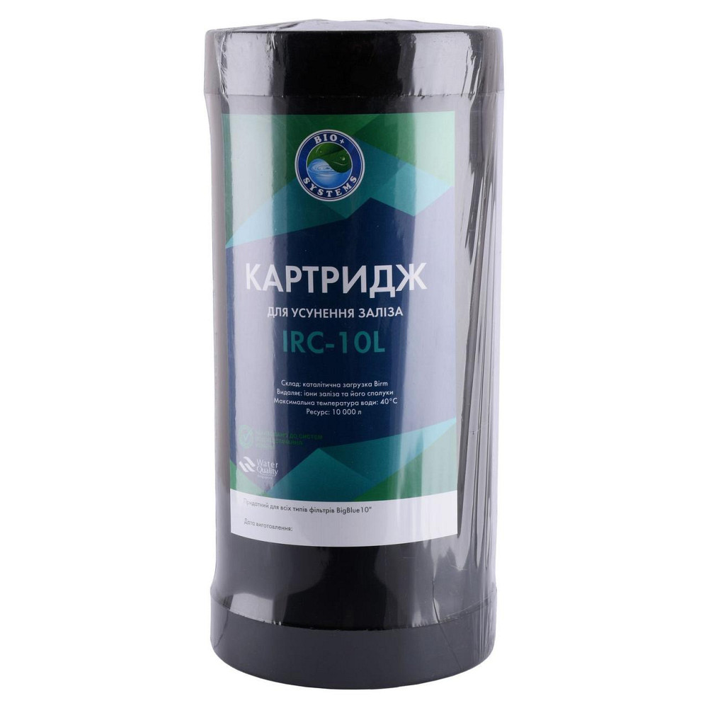 Картридж для устранения железа Bio+ systems IRC-10L Big Blue 10″ Киев - изображение 1