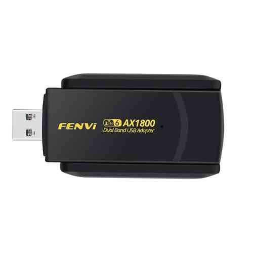 USB Wi-Fi сетевой адаптер 1800Мб, 802.11ax, 2 антенны, Fenvi FU-AX1800 Вінниця