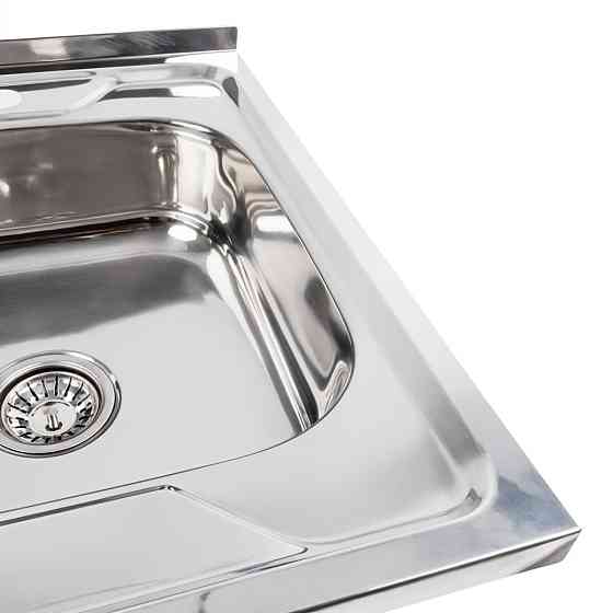 VALESO Кухонна мийка з нержавіючої сталі Valeso ПОЛІРОВКА 6060 R (0,7/160 мм) Киев