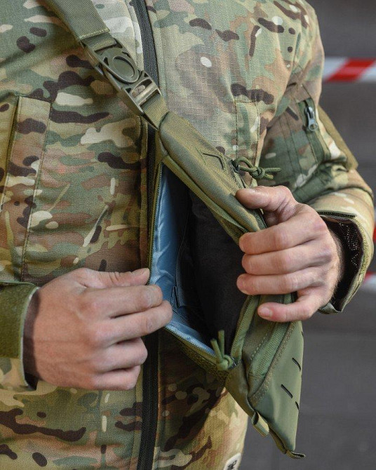 Нагрудна тактична сумка під одяг ОЛІВА ВТ4735 Одеса - фото 3