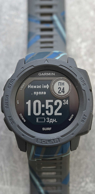 Смарт-Часи Garmin Instinct Solar Suft GPS компас. Київ - фото 8
