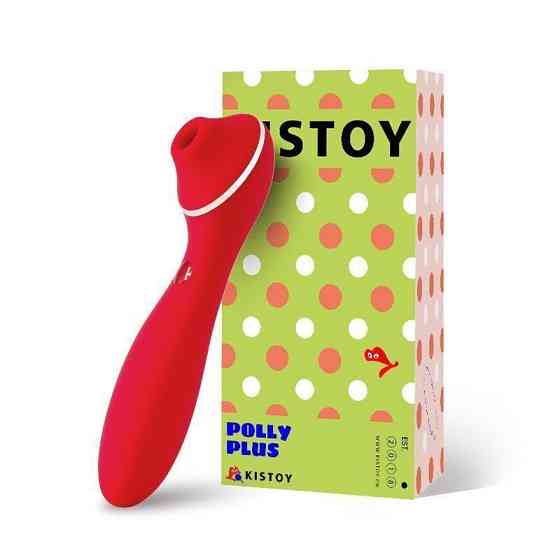 Вакуумний вібратор KISTOY Polly Plus Red Sex Aura Київ