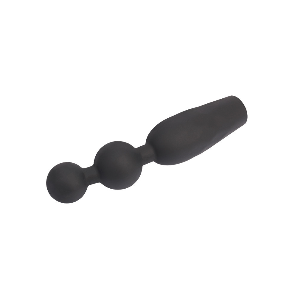 Анальная пробка CHISA Black Mont Vibrating Booty Beads с вибрирующими бусинами Sex Aura Киев - изображение 5