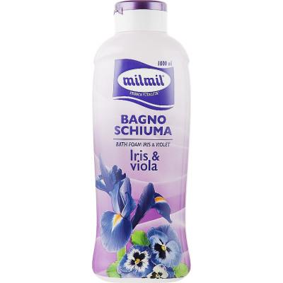 Пена для ванн MilMil Ирис и фиалка 1 л (8004120021411) Винница - изображение 1