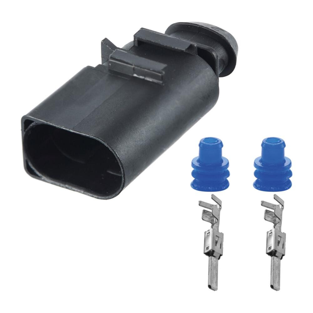 Роз'єм конектор 2-кон., Топл, Форсунка, Моторчик Омивача, 1-966867-2, 8D0973822, 8B0973822, Audi, Bugatti, Porsche, Seat Київ - фото 1