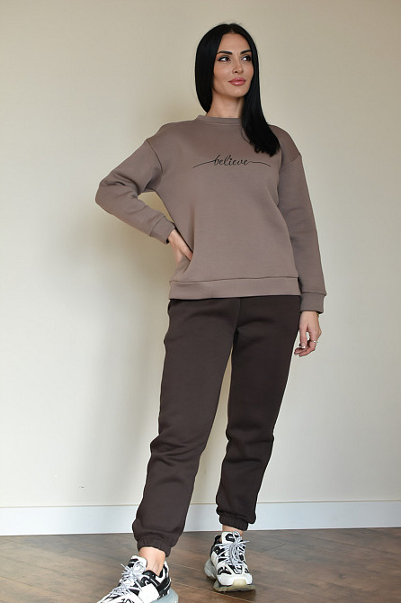 Трикотажный спортивный костюм на флисе Sport Set Турция Киев - изображение 10