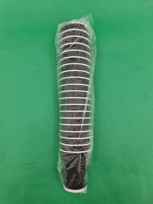 Стакан паперовий для кави та чаю 250 мл "Гофра" "Чорний" h9 (20 шт.) Харків - фото 4