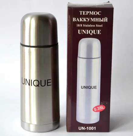Термос UNIQUE UN-1001 0.35 л Герметична кришка Подвійні стінки Одеса
