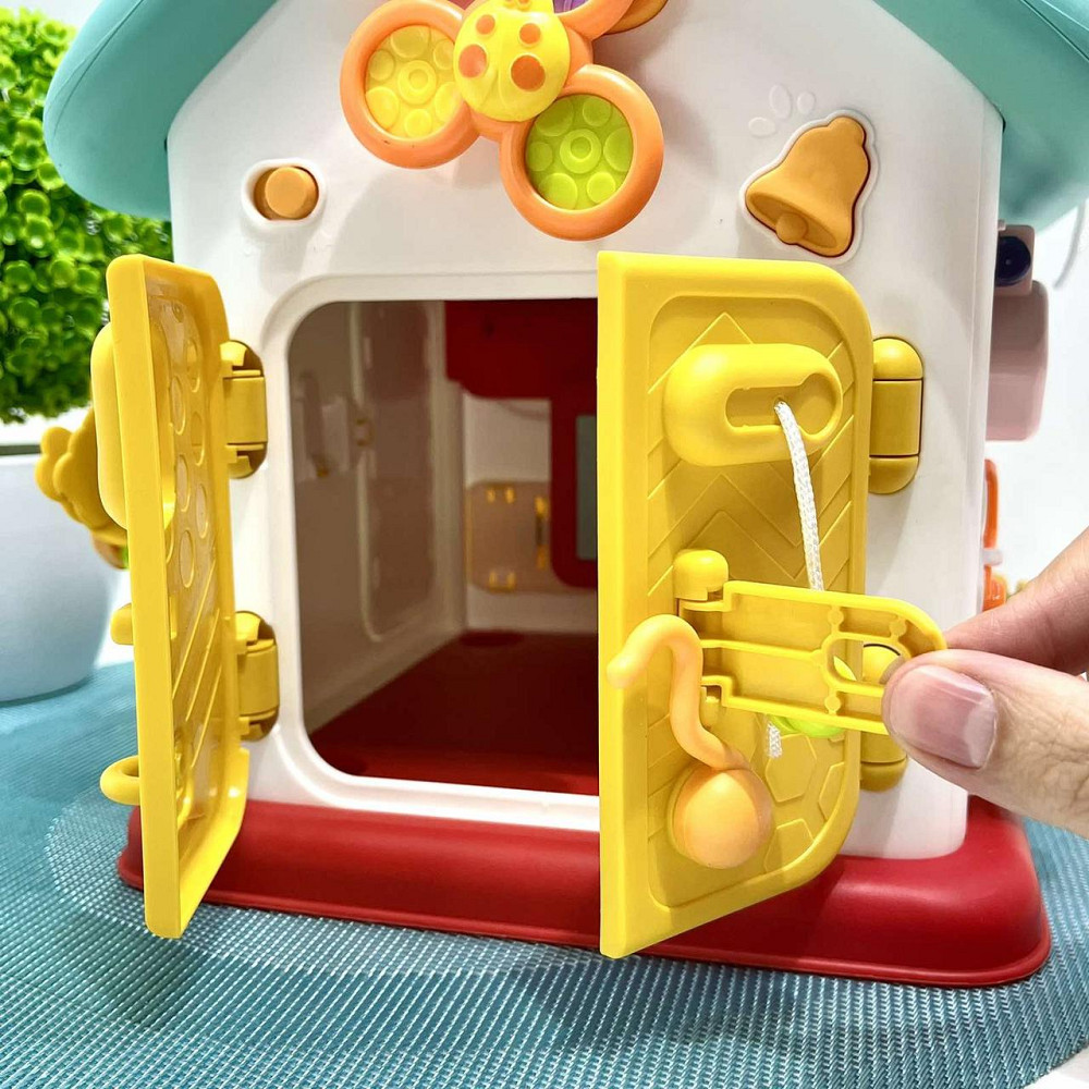 Бізіборд Будиночок розвиваючий з підсвічуванням та музикою для малюків (YL515) Чернігів - фото 10