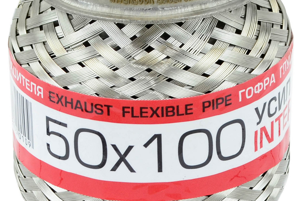 Гофра 50x100 interlock глушителя Мукачево - изображение 1