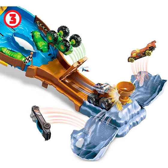 Набір ігровий Hot Wheels Гонки титанів серії Monster Trucks (HGV12) Чернігів