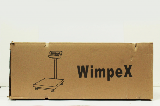Платформові електронні ваги Wimpex WX-350 до 350 кг, підсилені, розмір платформи 40×50 см Київ