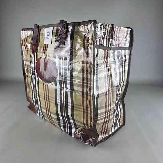 Сумка господарська, поліпропіленова, з кольоровим малюнком No1 Щільна (38x34x18) (1 шт.) Харків