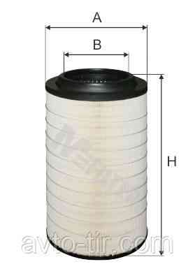 ФІЛЬТР ПОВІТРЯНИЙ MAN TGS/TGX D2066LF07-D3876LF09(виробник Бельгія) 81084050037 Луцк