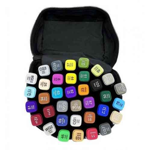 Набор двухсторонних маркеров на спиртовой основе, Комплект двухсторонних маркеров XQ-99 Львов