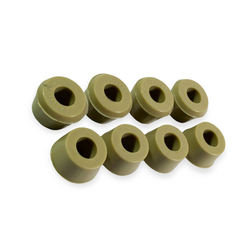 Втулка ГАЗ 24, 3110, 3302, УАЗ 452, 469, 3151 Хантер, 3160 Партіот нижня поліуретан (к-кт 8 шт) амортизатора Мукачево - фото 1