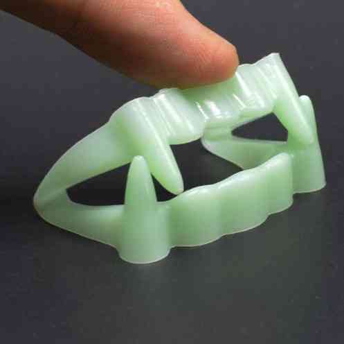 Зубы вампира для детей 4 на 5 см салатовый Киев