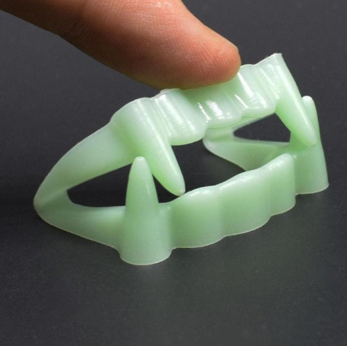 Зубы вампира для детей 4 на 5 см салатовый Киев - изображение 4