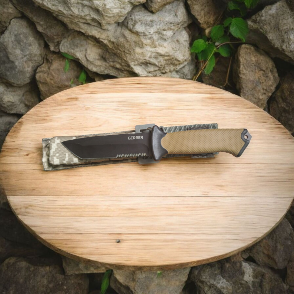 Ніж із чохлом піксель кріплення на пояс і Моллі Одеса - фото 1