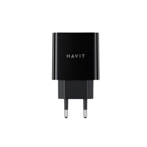 Зарядний пристрій мережевий USB/Type-C 20W чорний Havit HV-UC111 Житомир - фото 3