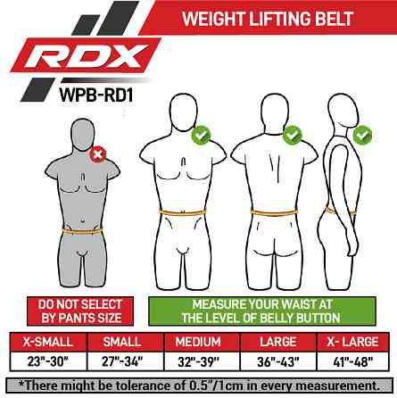 Пояс для важкої атлетики RDX Leather Black/White L Кам'янське