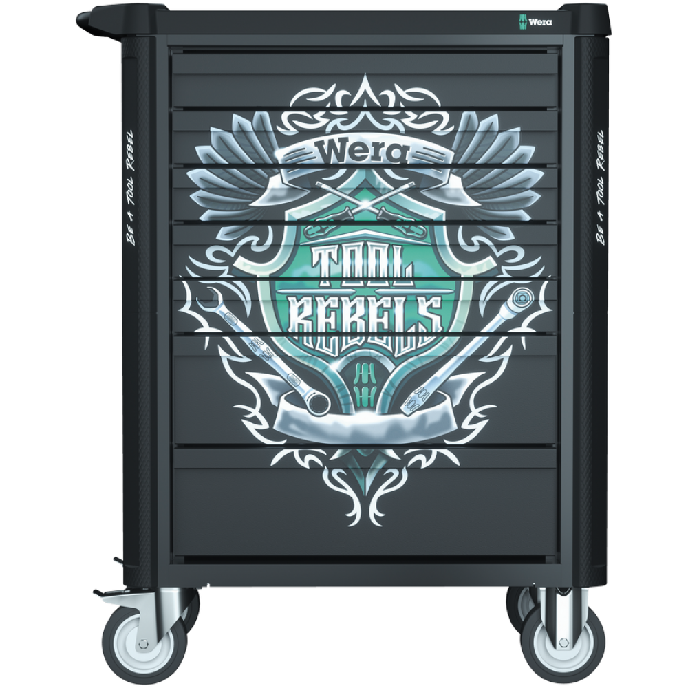 Інструментальний сервісний візок на колесах Wera 9700 Tool Rebel 1 (05150130001) Одеса - фото 2