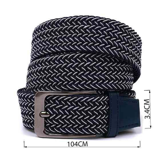 Текстильний ремень Vintage 20815 Синій Київ