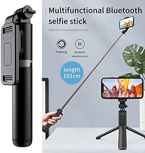 Універсальний монопод-штатив для селфі 4 в 1 Selfie Stick з Bluetooth-пультом, висувна селфі-палиця 101 см з нержавіючої сталі, чо Київ - фото 6
