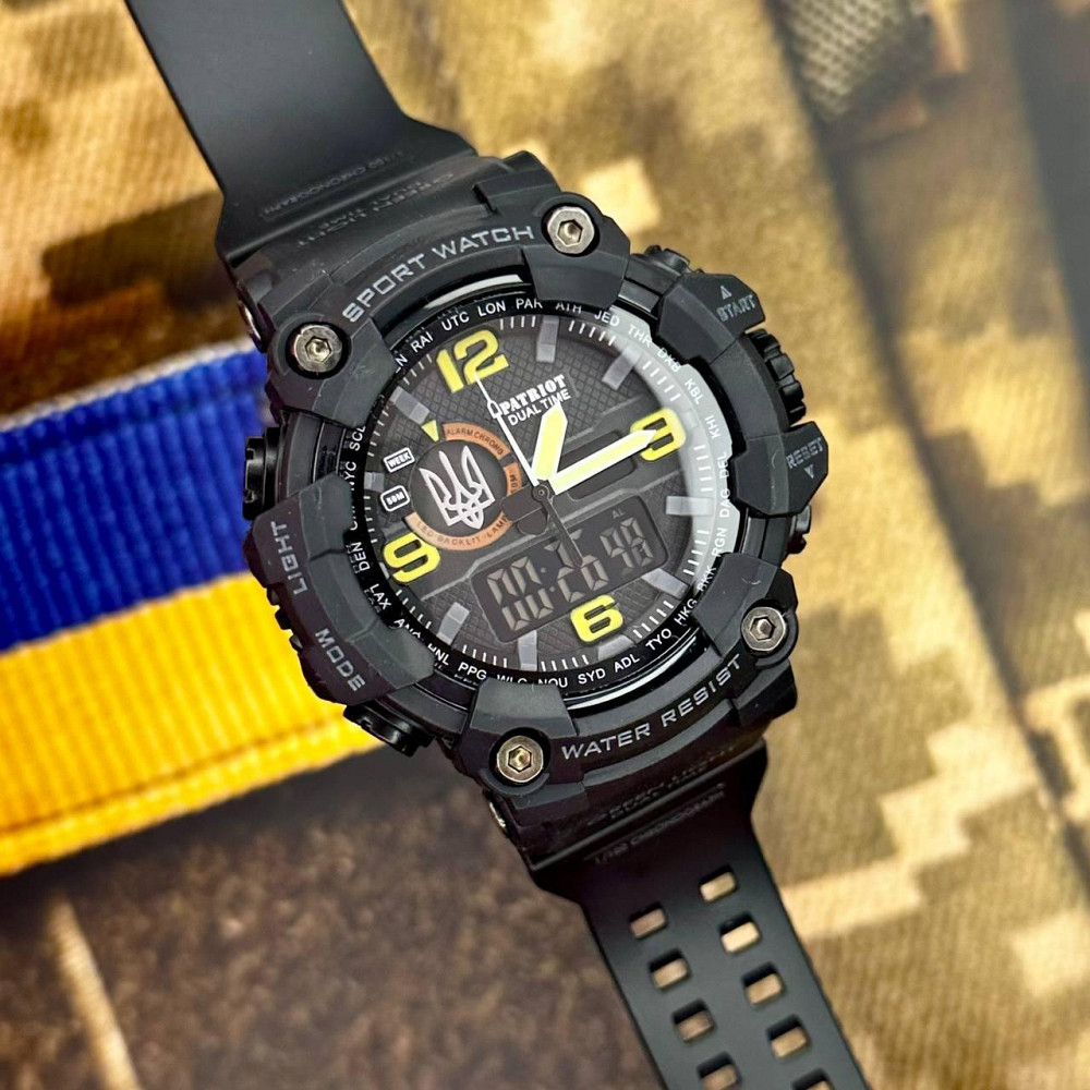 Patriot 002BKUASI Тризуб срібло Чорні + Коробка SBR Київ - фото 3