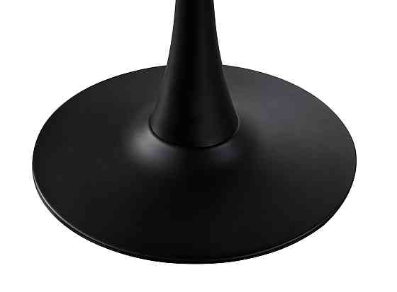 Стіл Опал (D=90), чорний/кераміка Армані грей Днепр