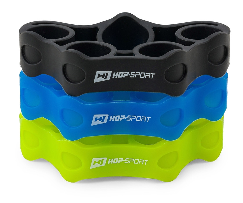 Набор эспандеров для тренировки пальцев рук Hop-Sport HS-M003FT размер M Киев - изображение 5