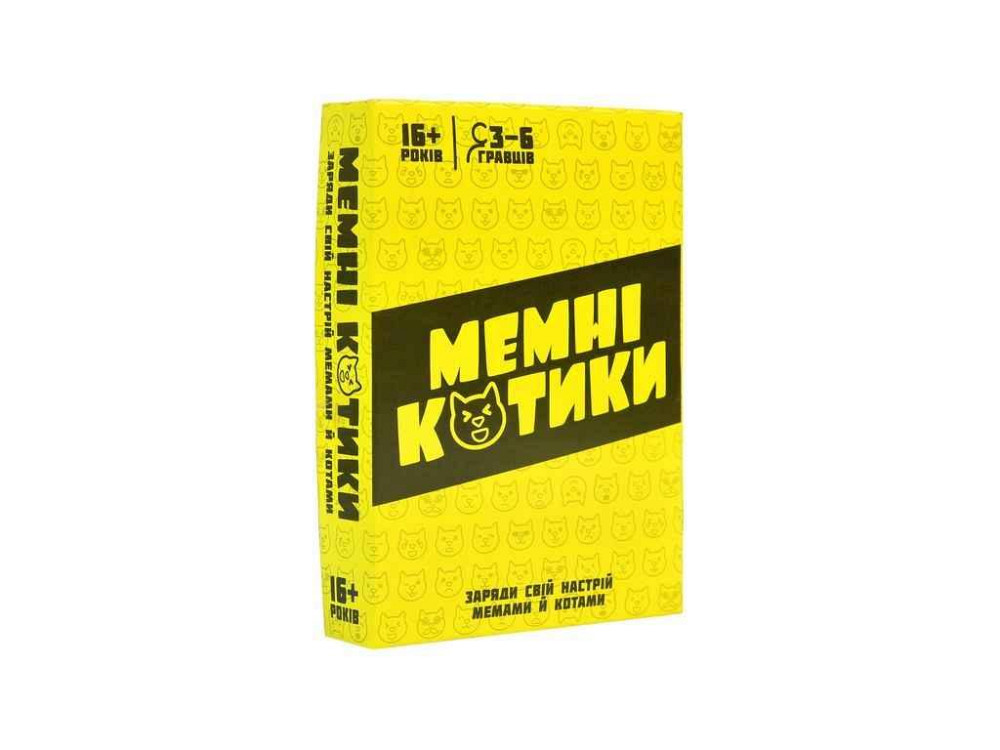 Настільна гра Мемні котики розважальна патріотична українською мовою 30734 ТМ STRATEG Київ - фото 1