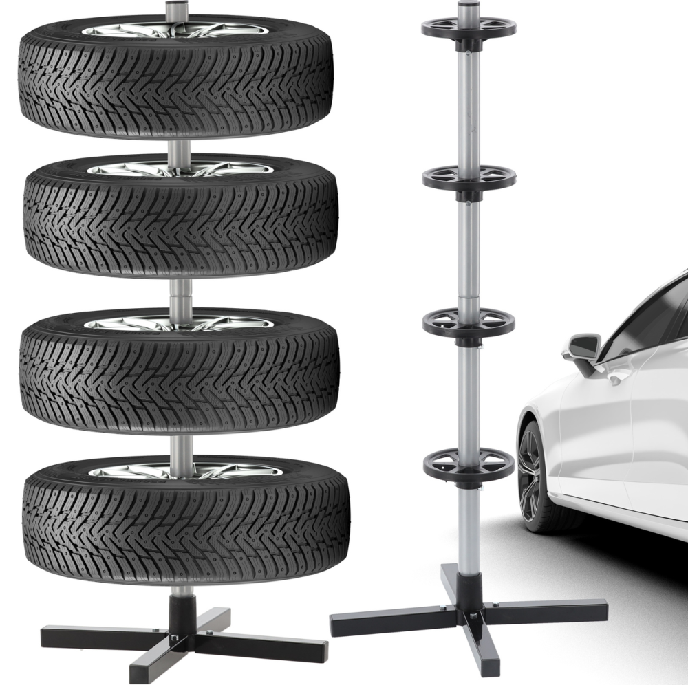 Стойка для хранения шин (подставка для колес) Garden Line на 4 шт, максимальная нагрузка – 100 кг (Польша) Киев - изображение 1