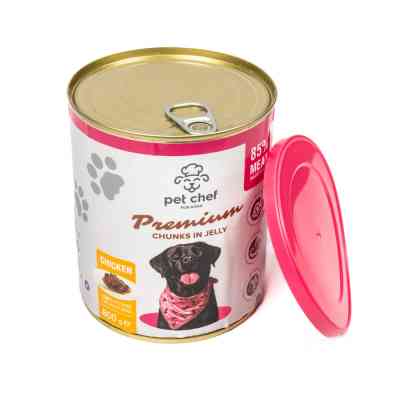 Вологий корм для собак Pet Chef З куркою 800 г (4820255193656) Вінниця