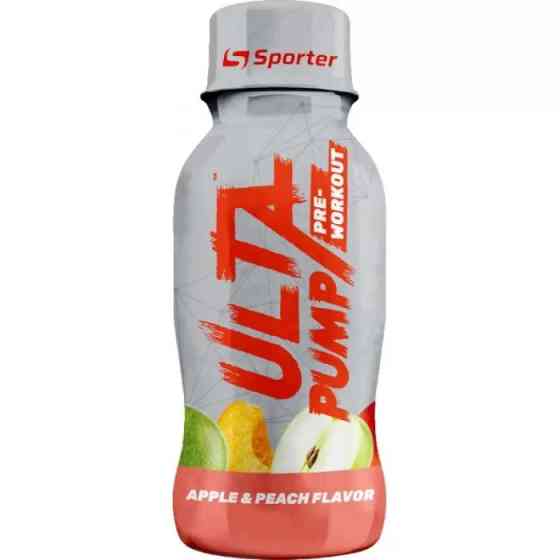 Предтренировочный комплекс Sporter Ulta Pump pre-workout 100 мл, Apple & peach Луцк