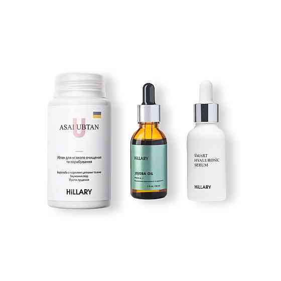 Набір для живлення та зволоження жирної шкіри восени Autumn nutrition and hydration for oil skin Hillary Київ