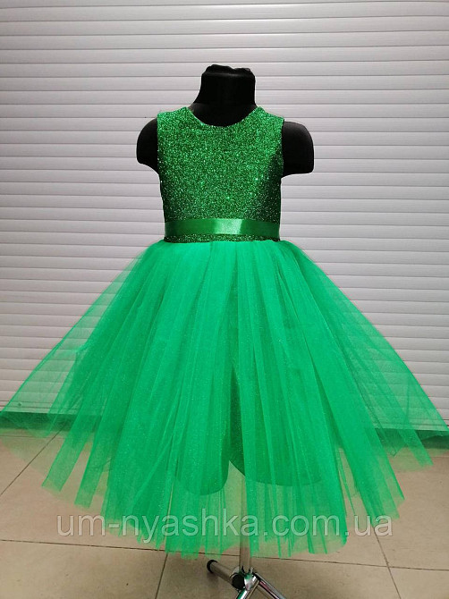 Детское нарядное платье с блестками ярко-розовое Кривой Рог - изображение 10