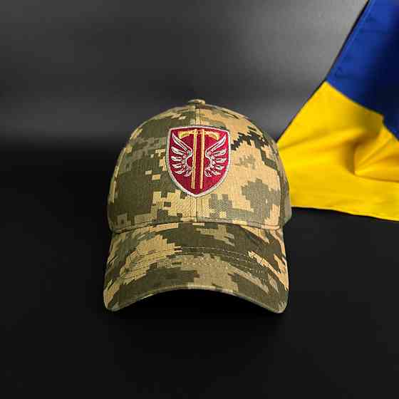 Бейсболка (кепка) 77 окрема аеромобільна бригада піксель Запоріжжя