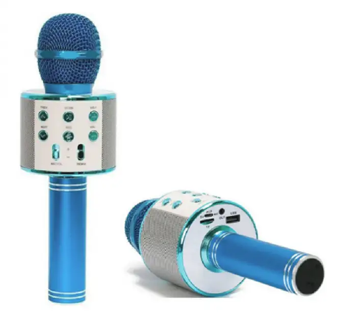 Мікрофон для караоке Bluetooth колонка Handheld KTV WS-858 Луцьк - фото 2