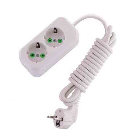 Подовжувач LETITIA із заземленням 2 входи 2 метри Харків