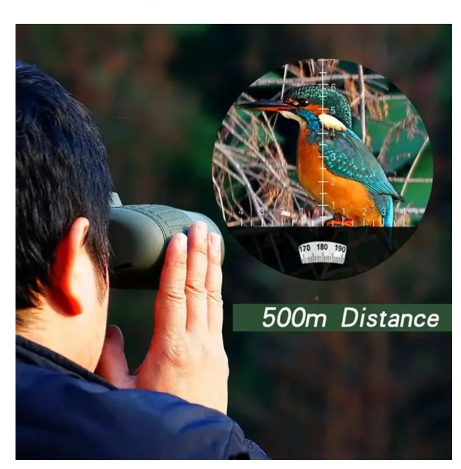 Потужний морський бінокль Boshile HD 10х50 із компасом (Зелений) Вінниця - фото 7