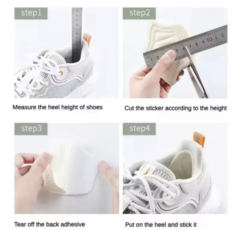 Вкладиші для п'ятки від натирання Бежевий 10 мм 2 шт Смела - изображение 5