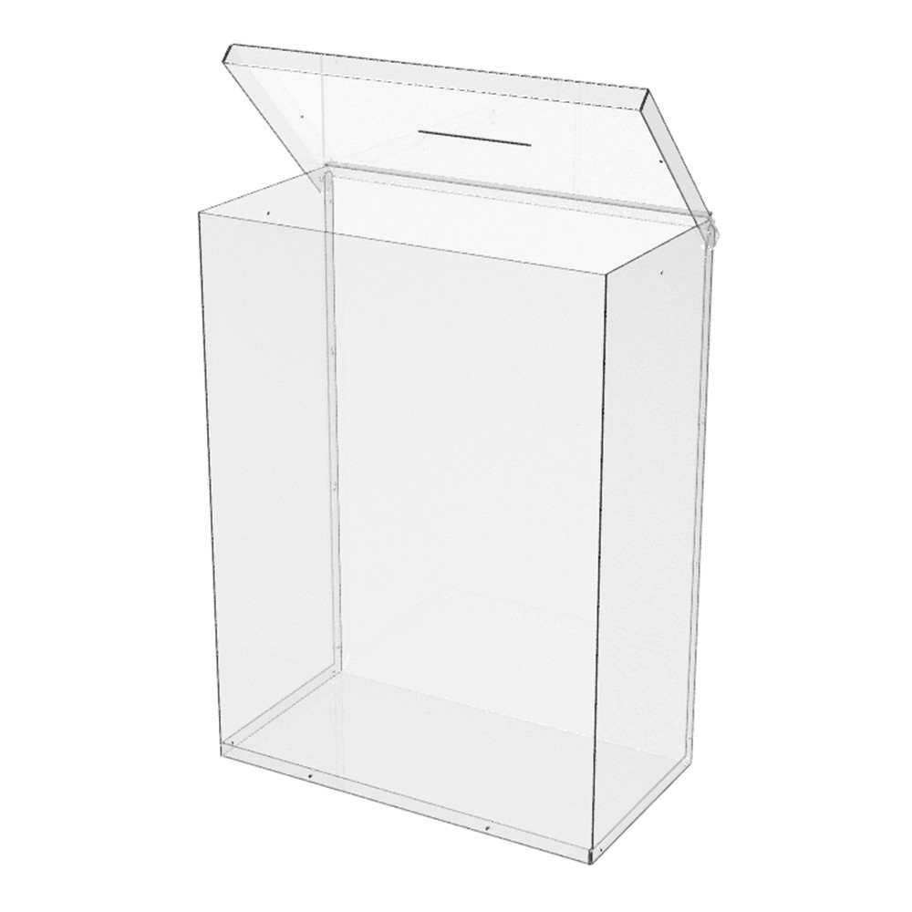 Ящик EKOSTAR с замком для пожертвований и сбора денег 370x200x500. Объем 37 литров Киев - изображение 3