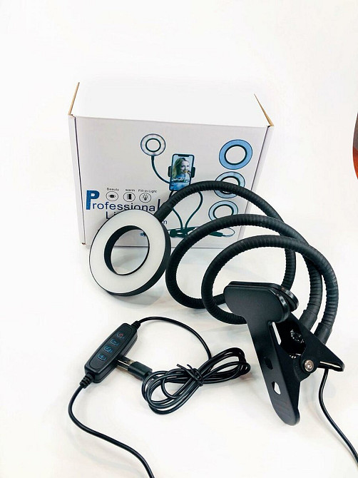 Cвітлодіодна LED стійка 2in1 з тримачем для телефона Киев - изображение 2