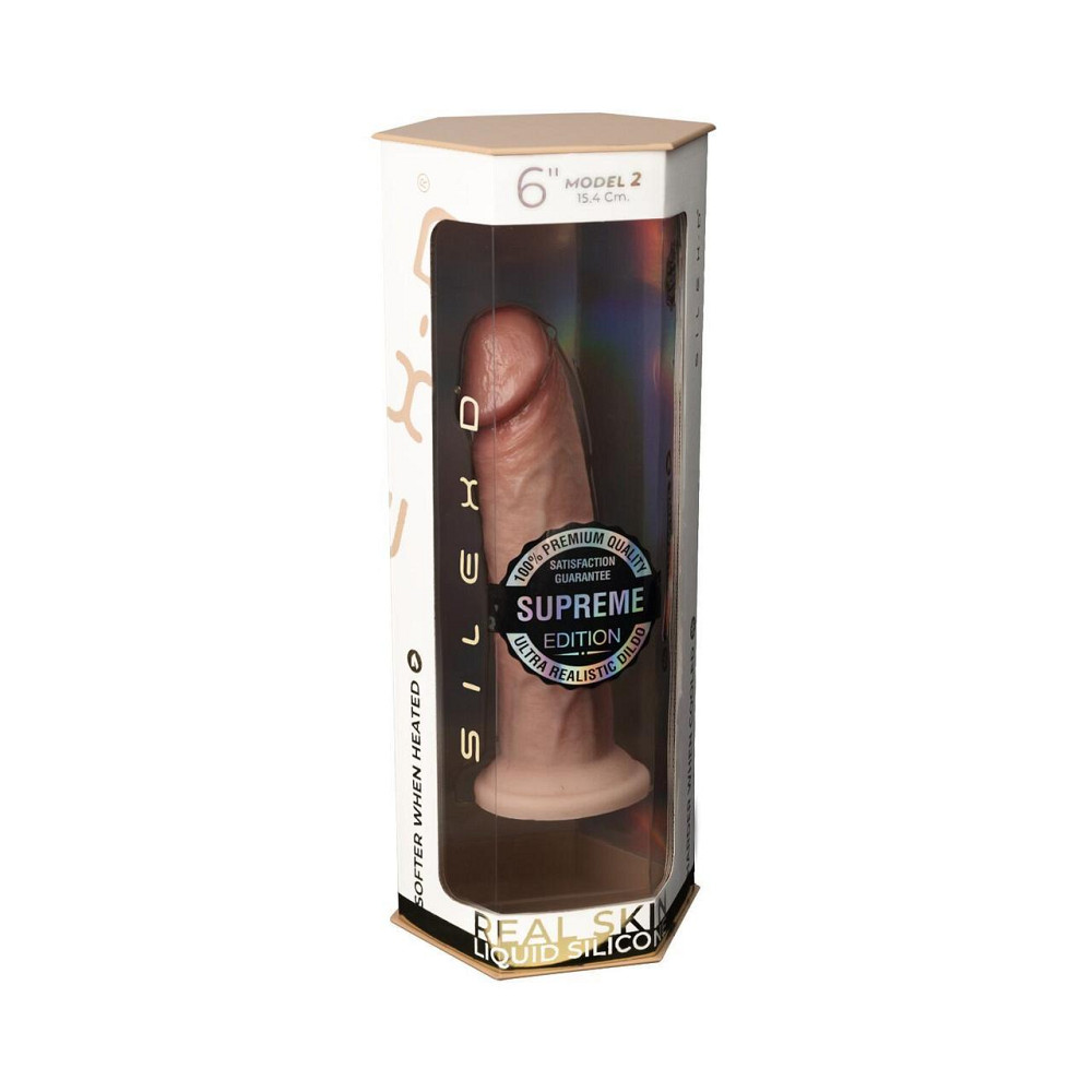 Фалоімітатор SilexD Robby Premium Real Skin Flesh (MODEL 2 size 6in) Sex Aura Київ - фото 6