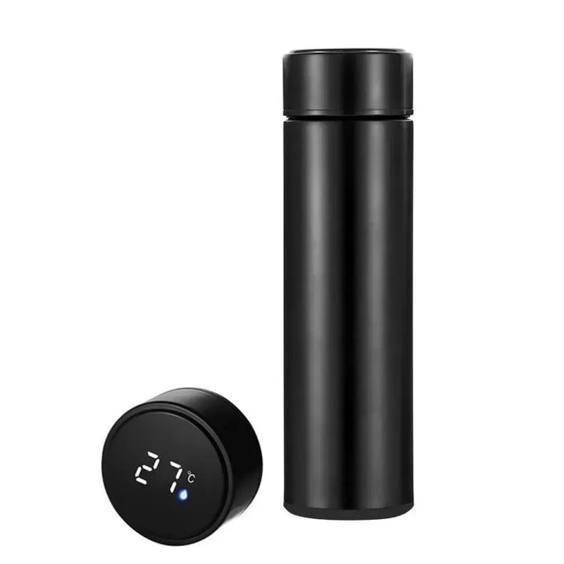 Термос с цифровым дисплеем температуры, Термос для чая помповый Умный с датчиком температуры NH-12 Львов - изображение 3