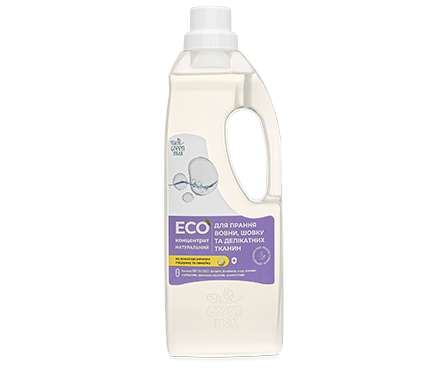 ЭКОконцентрат для стирки шерсти, шелка и деликатных тканей Green max 1 л Киев - изображение 1