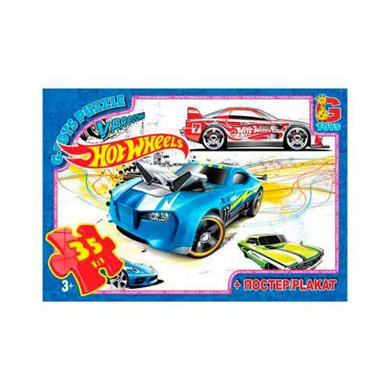 Пазли дитячі "Hot Wheels" FW769, 35 елементів Вінниця